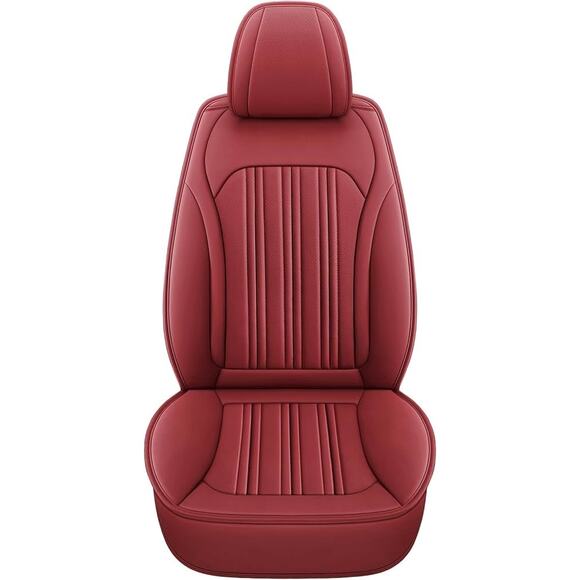 New Front Seat Covers for Cars Burgundy - Picture 2 of 11